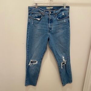Levi’s Wedgie ripped Jeans size 30